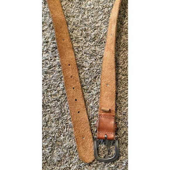 Cowboy 8 Belt Brown Leather Studded Rhinestones 1.25”x49” Western Cowgirl Rodeo - Picture 7 of 12